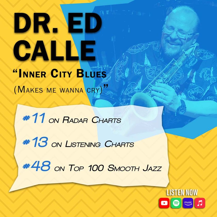 Dr. Ed Calle “Inner City Blues (Make Me Wanna Holler)” Moving up the Charts