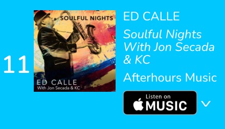 Dr. Ed Calle’s “Soulful Nights” Is Still Ranked at Number 11 on the Radar Charts!