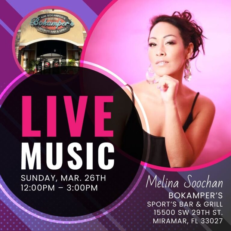Read more about the article Melina Soochan Performing at Bokamper’s Sports Bar & Grill