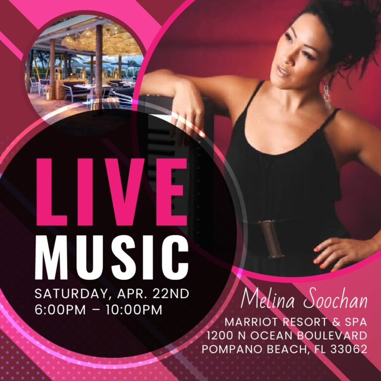 Read more about the article Melina Soochan Performing at Pompano Marriott!